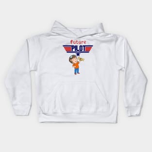FUTURE PILOT Kids Shirt, First-time Flyer gift, First Toddler Flight Kids Hoodie